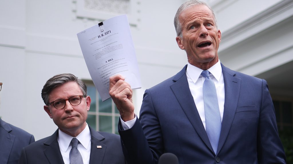 Top congressional Republicans resist Trump’s call to end filibuster