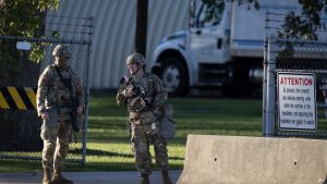 Texas National Guard troops arrive in Illinois