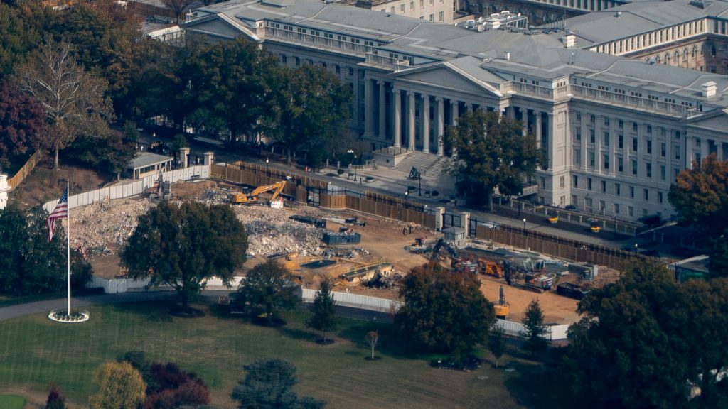 Senators press for asbestos abatement proof after rapid East Wing demolition