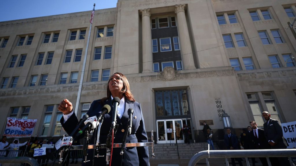 New York AG Letitia James pleads not guilty in mortgage fraud case