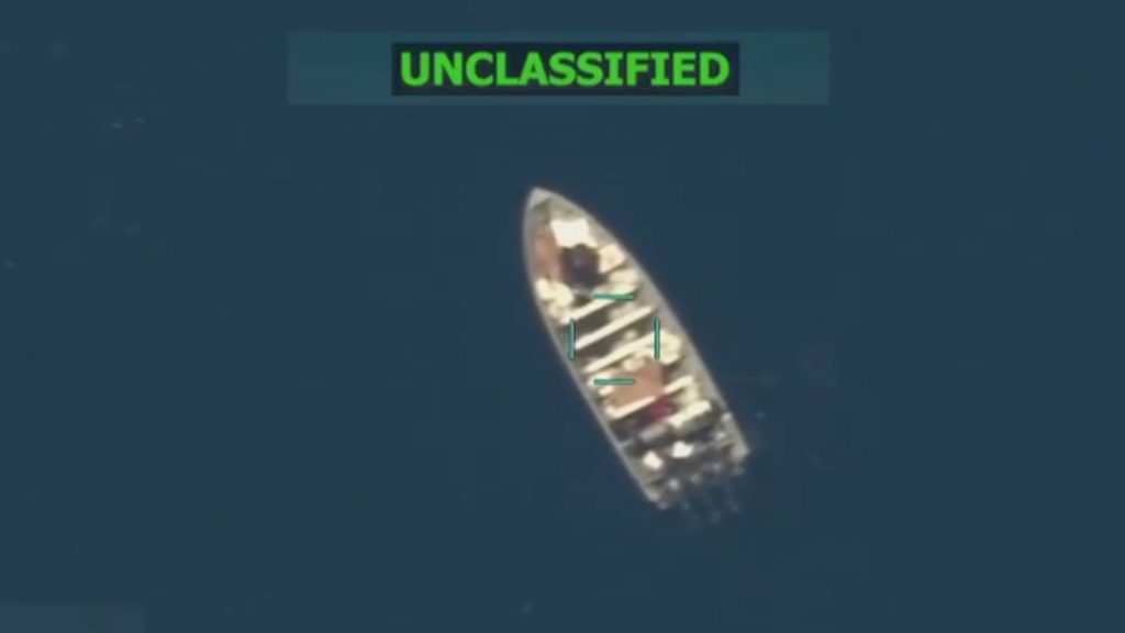 Trump administration says airstrike killed four on alleged drug-smuggling boat