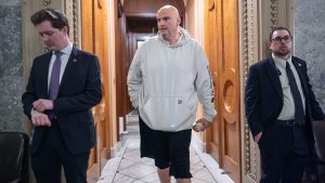 Fetterman reveals 20 stitches following fall, says he’s made a ‘full recovery’