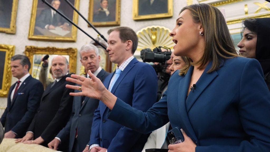 Reporter’s question sparks tense moment as Trump defends Saudi Crown Prince