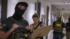 Trump called her work ‘genius’. Now this artist documents his deportation push