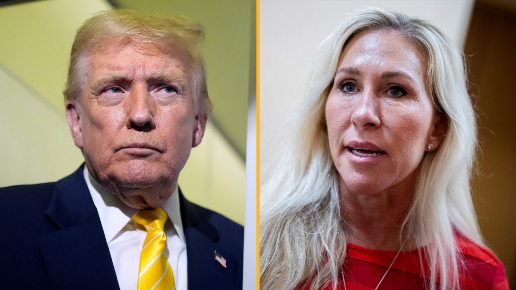 Marjorie Taylor Greene says she received threats after criticism by Trump