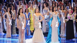 Miss Universe pageant draws attention amid relationship scandal, stage fall