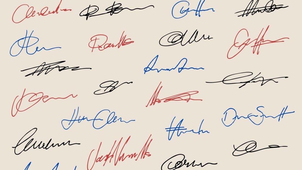 Sign here: What your signature reveals about your self-esteem