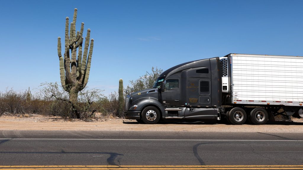 How a tractor-trailer parking shortage threatens Thanksgiving traffic safety