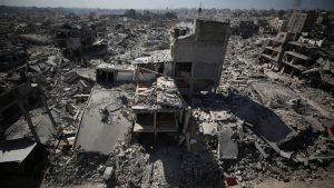 Gaza lies in ruins as ceasefire holds, but Hamas fighters remain underground