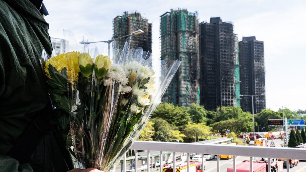 Death toll rises to 128 in Hong Kong high-rise fire as 200 remain missing