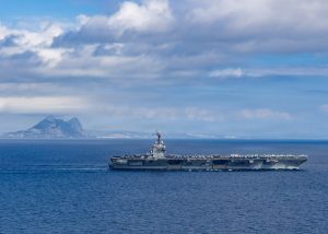USS Gerald R. Ford arrives in Latin American waters