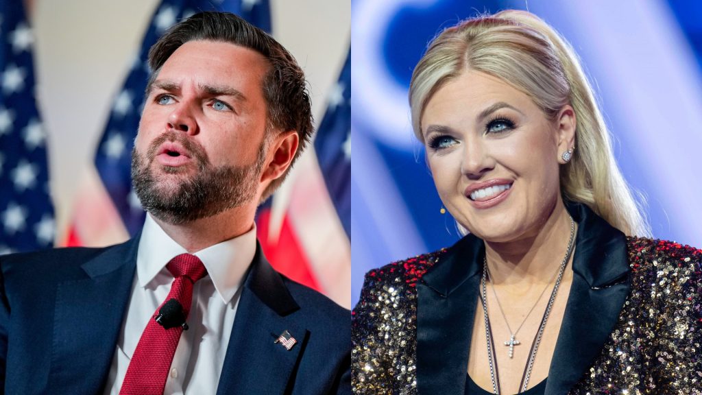 Erika Kirk endorses JD Vance for president in 2028