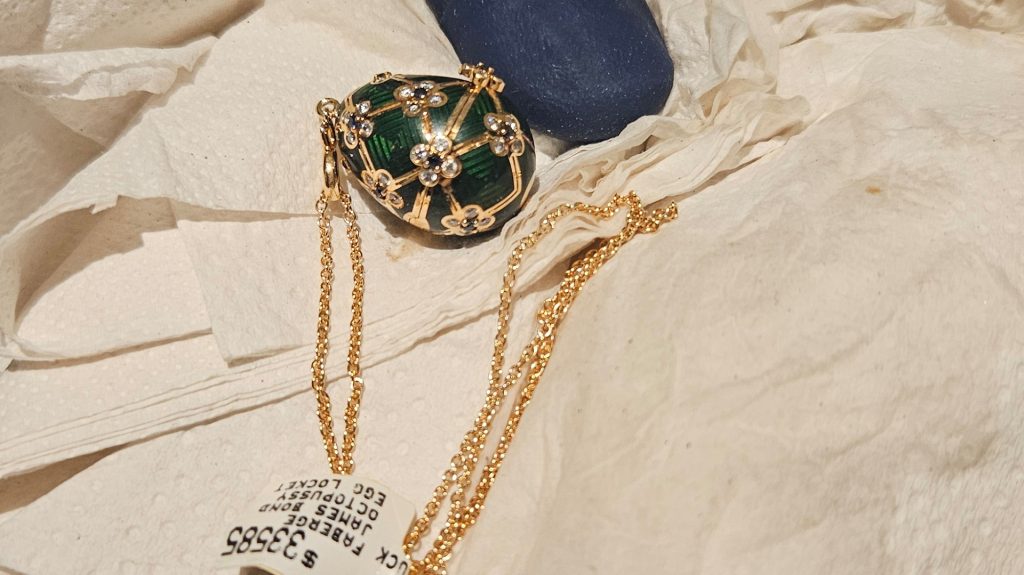 New Zealand presses charges against the man who laid a Fabergé egg