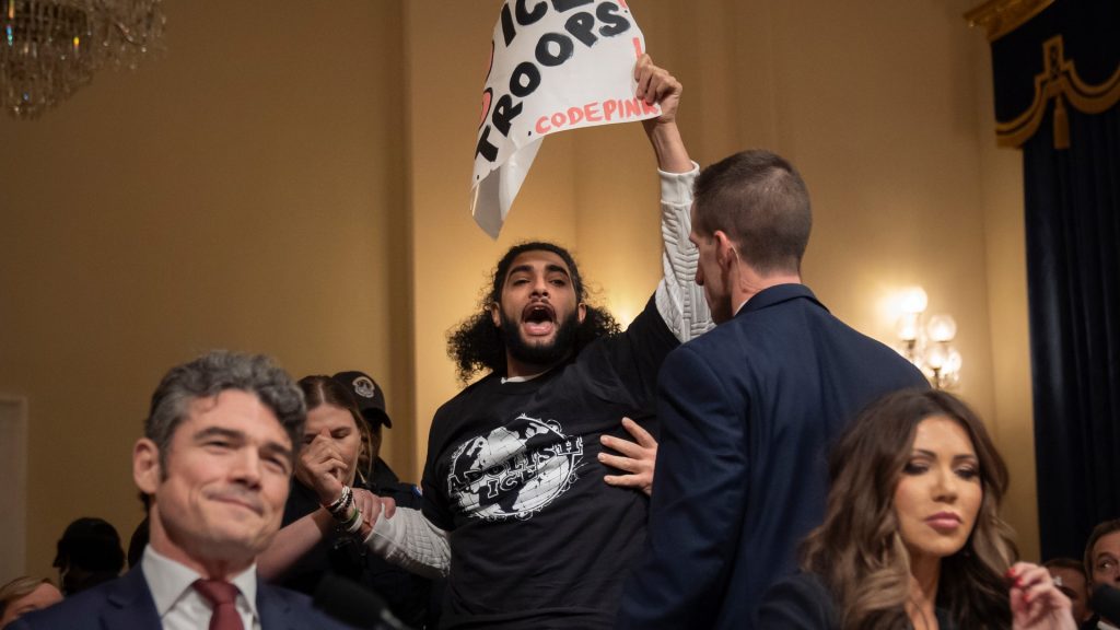 Noem faces Democrats’ tough questions over immigration crackdown