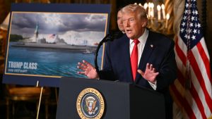 Trump unveils ‘Golden Fleet’ of warships as pressure builds on Venezuela