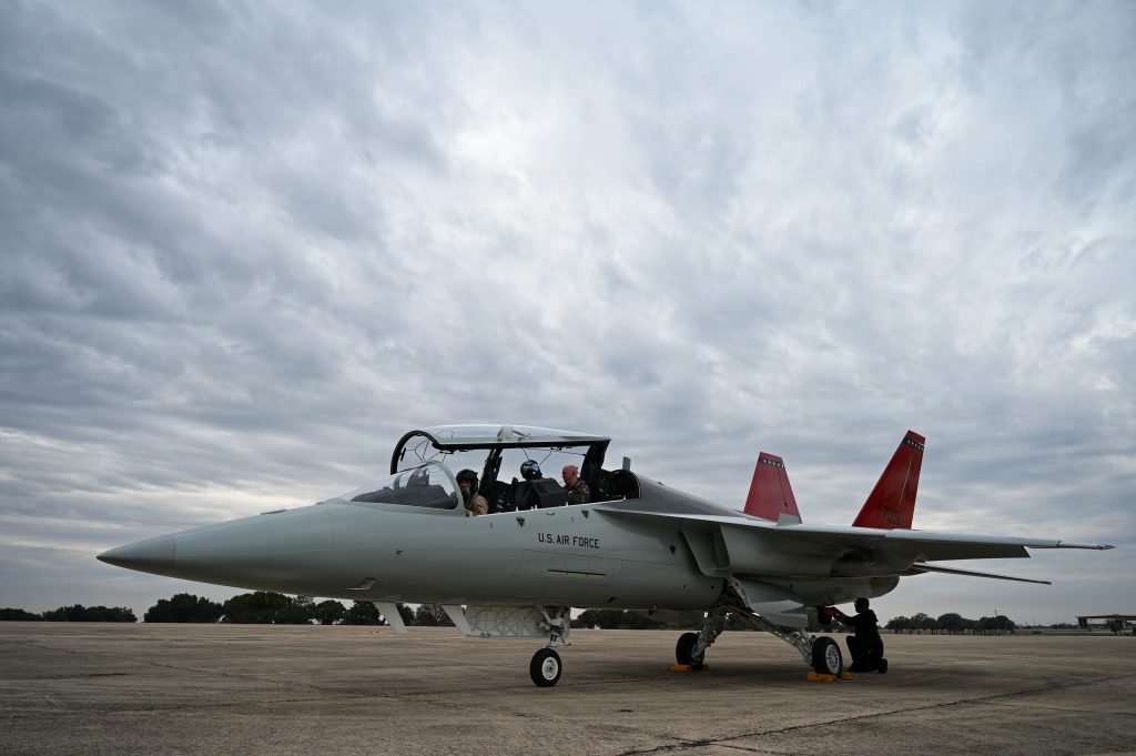 US Air Force instructor pilots have first T-7 in training milestone