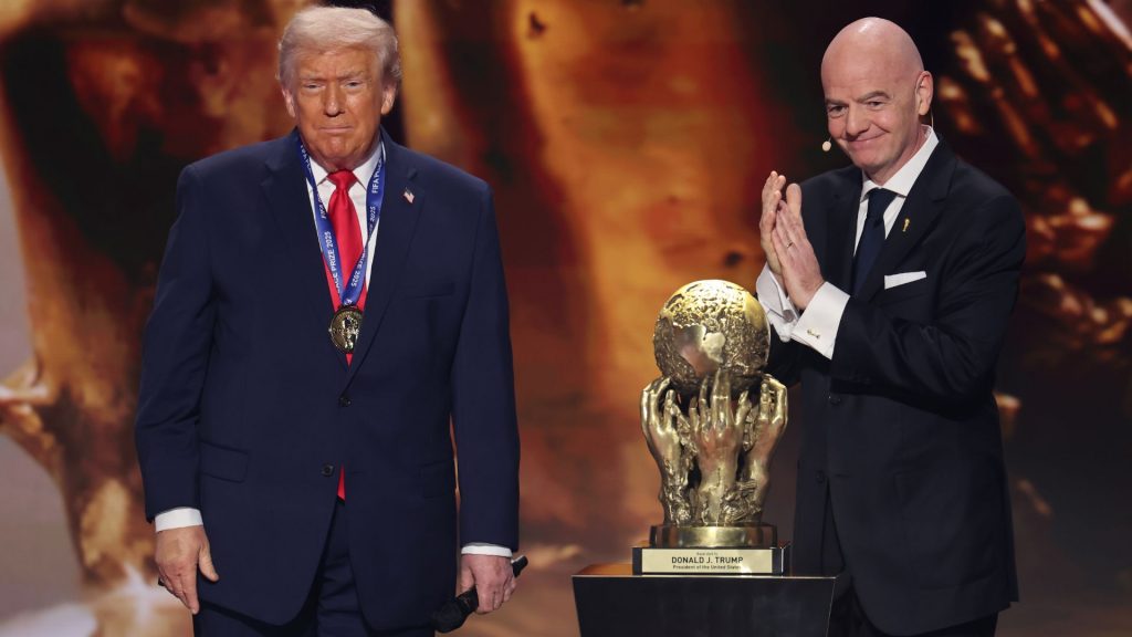 It’s not the Nobel, but FIFA finally gave Trump a peace prize