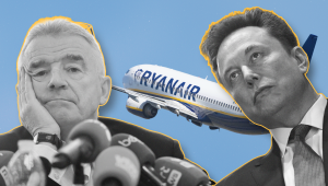 Sales are up for Ryanair, thanks to … an Elon Musk feud?