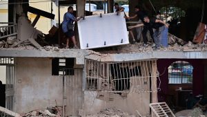 Homes in Venezuela destroyed after US strike