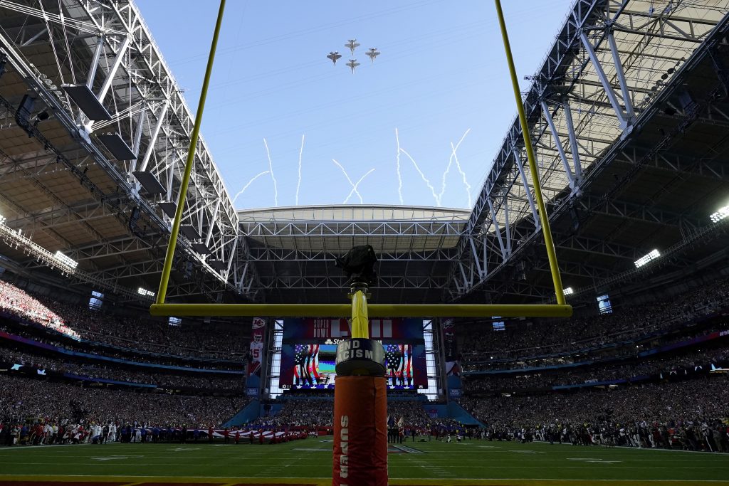 Air Force, Navy aircraft to take to the skies for 2026 Super Bowl