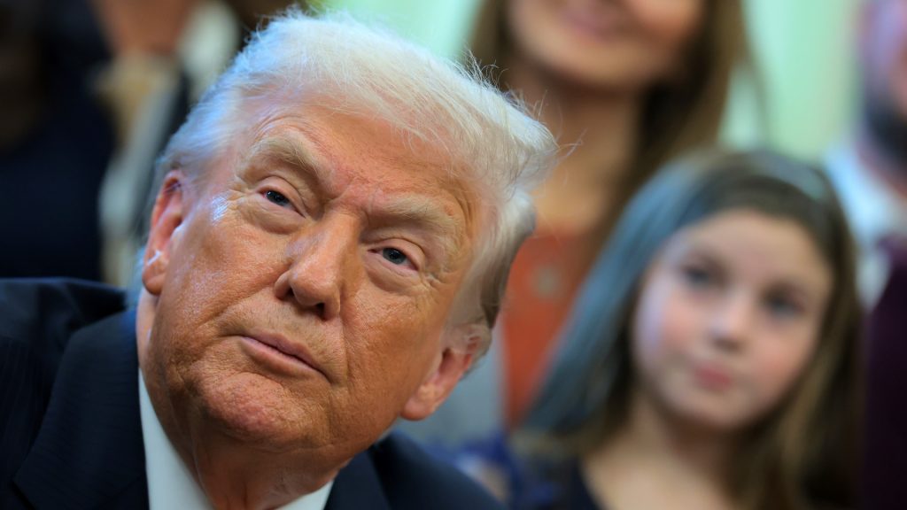 Trump ‘not going to give up options’ as European troops arrive in Greenland