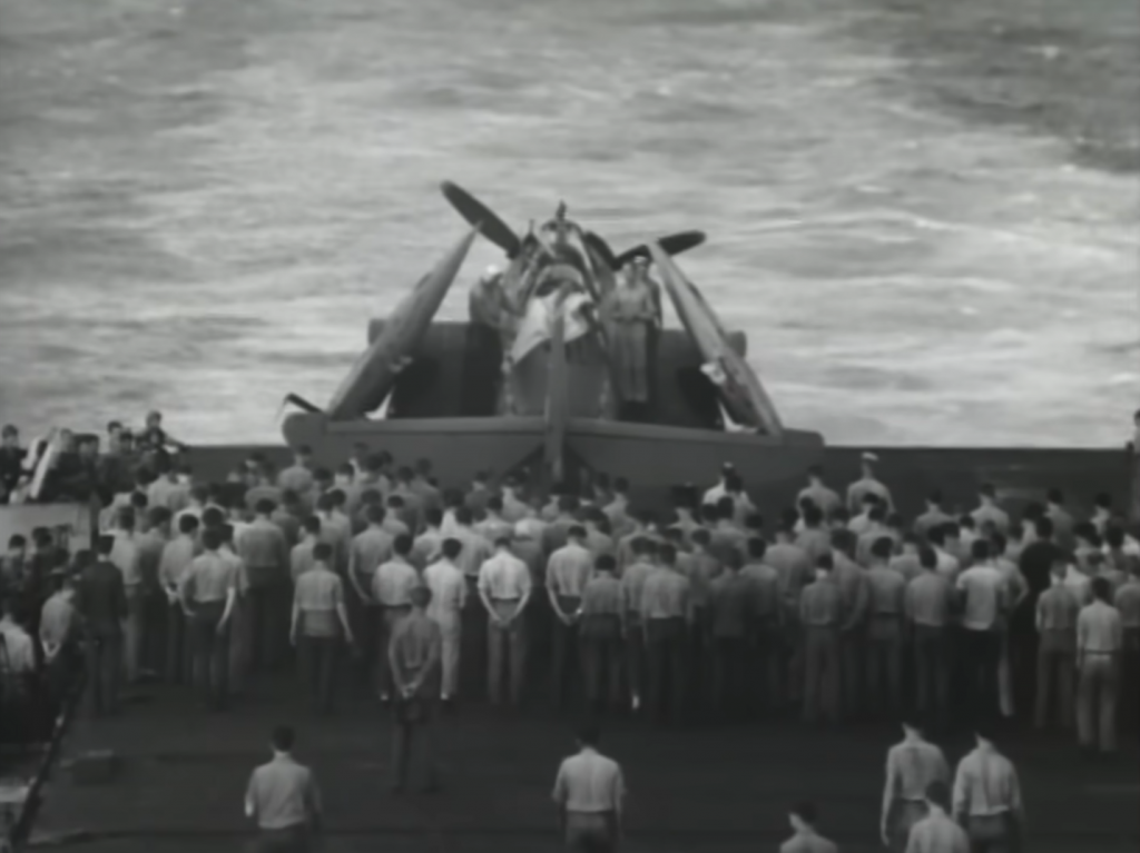 This gunner is the only sailor buried at sea — inside his plane