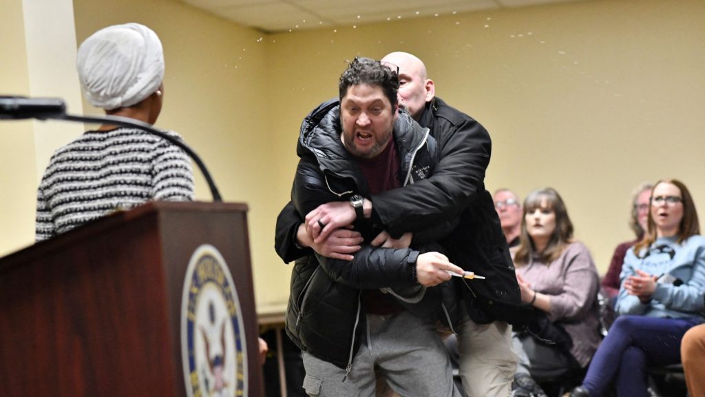 DOJ charges man in Omar attack, alleges past threats to lawmaker