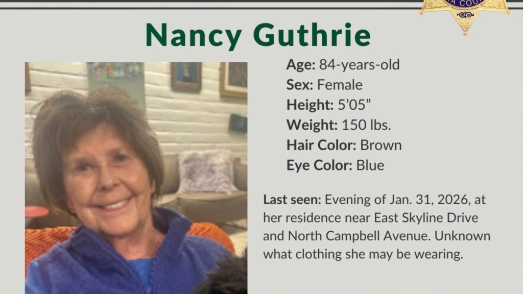New Instagram video released as police intensify search for Nancy Guthrie
