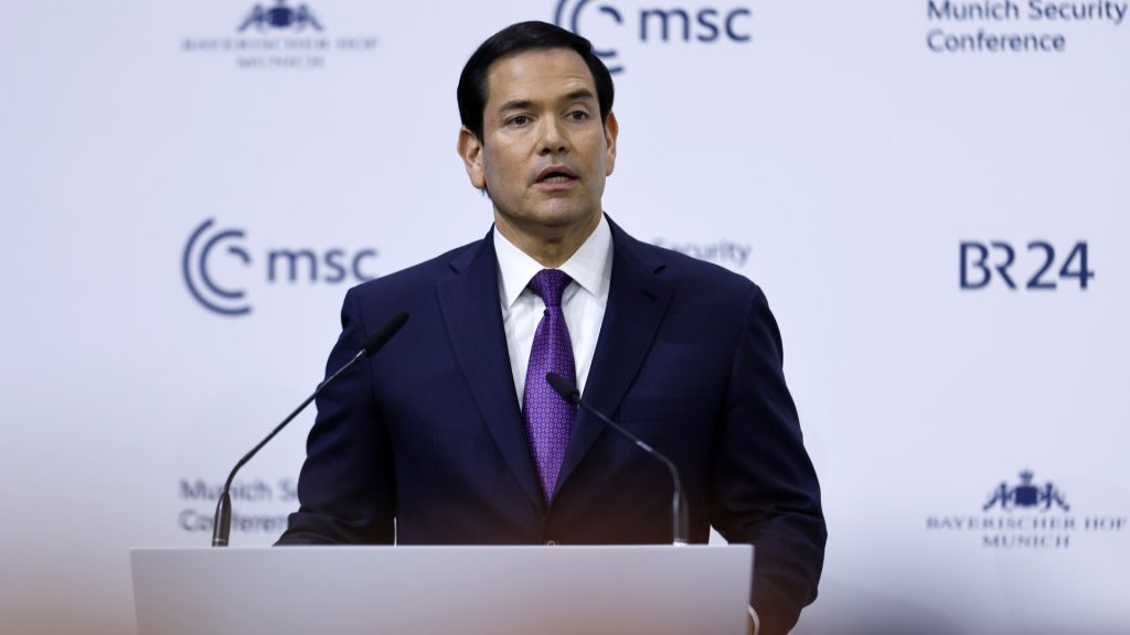 Rubio says in Munich US wants to work with Europe while keeping Trump policies