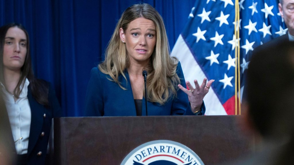 She was the spokesperson for Trump’s immigration policy. Why is she leaving?