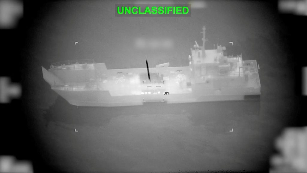 US strikes 16 Iranian minelayers near Hormuz as 3 ships hit by projectiles