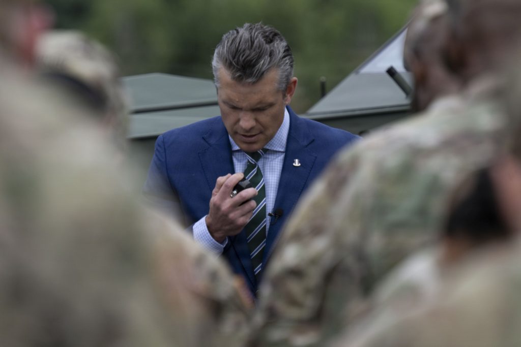 Hegseth prays for ‘overwhelming violence’ during Pentagon Christian service