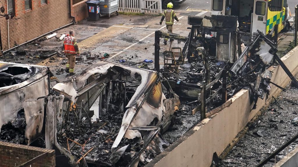 Four ambulances set on fire in London antisemitic attack