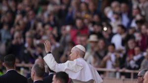 Pope Leo XIV visits Monaco, calls for rejection of greed and ‘idols’