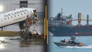 Air Canada runway crash kills 2; Iran Hormuz crisis jolts oil supply