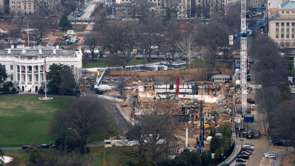 White House ballroom construction halted by federal judge