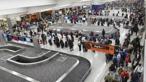 Where airport security wait times are the longest