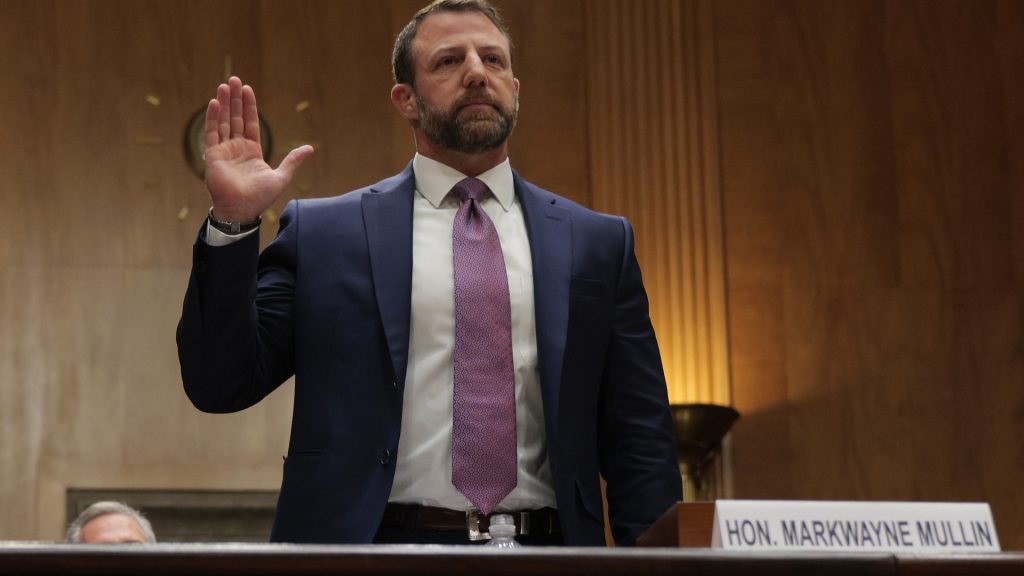 Senators advance Markwayne Mullin’s nomination for DHS Secretary