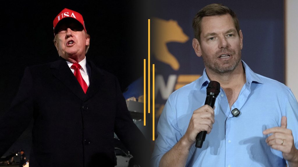 Trump vows Strait of Hormuz blockade; Swalwell drops out of California governor’s race