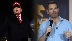 Trump vows Strait of Hormuz blockade; Swalwell drops out of California governor’s race