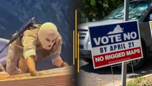 Iran airs ship seizure video as Hormuz fight stalls talks; Judge blocks Virginia map