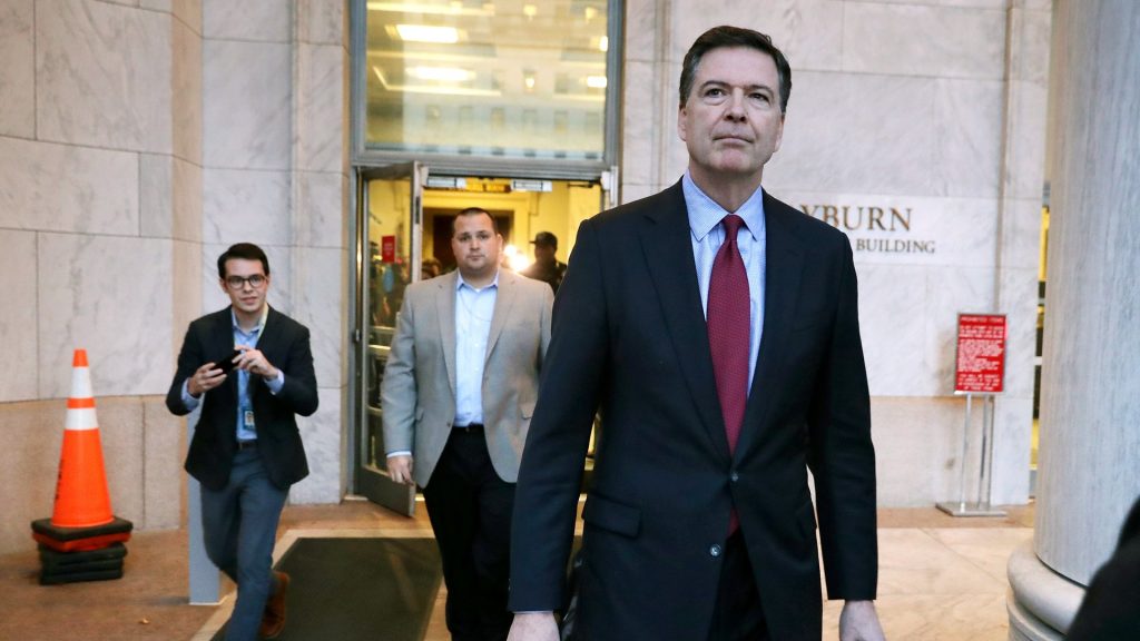 Is longing for ‘the day it happens’ a threat to Trump? Comey case tests free speech protections