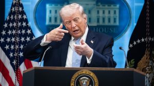 Trump questions funding social programs as he calls for defense budget increase