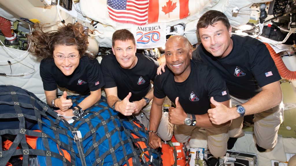 ‘Planet Earth, you are a crew’: Artemis II astronauts talk about moon mission