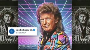 Iranian embassies declare meme war against Trump