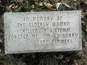 Vietnam veteran’s gravestone somber reminder of war’s toll