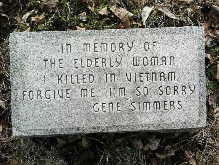 Vietnam veteran’s gravestone somber reminder of war’s toll