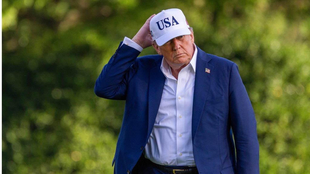 How many times has Trump changed his mind about additional Iran strikes? 