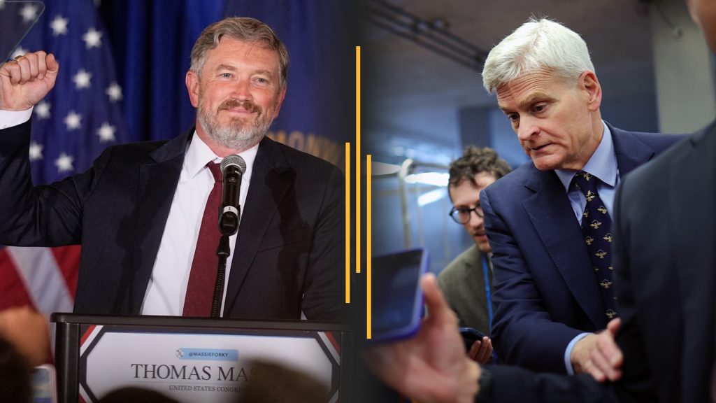 Massie loses Kentucky primary; Cassidy flips on Trump in Iran vote