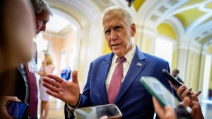 Tillis could derail budget bill over White House ballroom funding